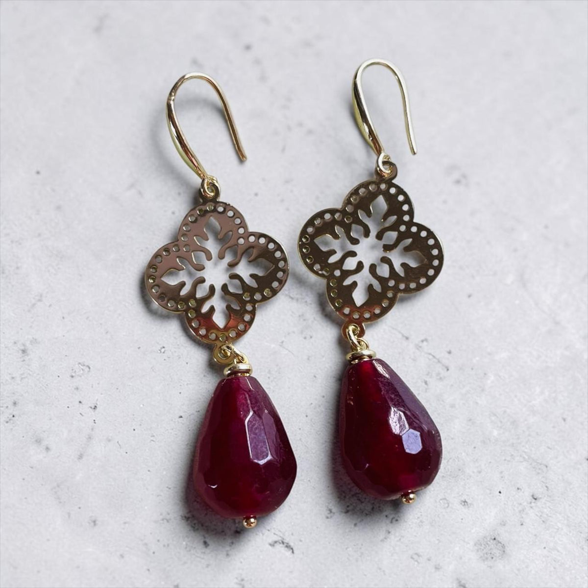 Aros Bahar Rojos