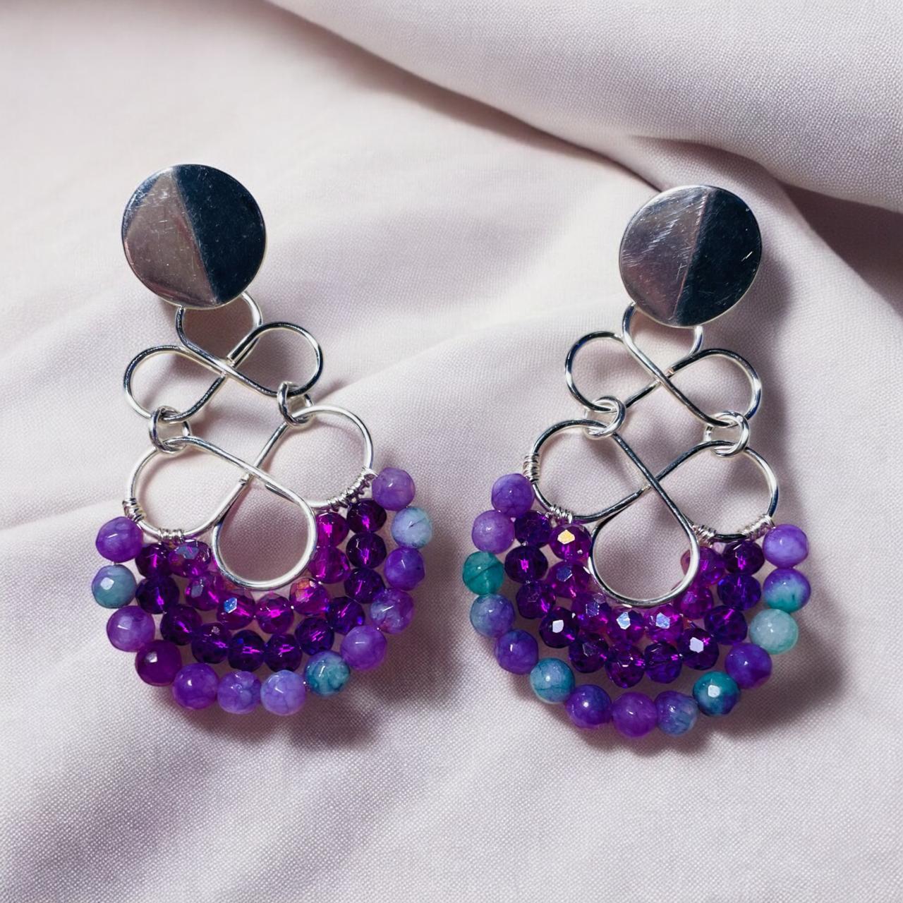 Aros Maxi Infinito Purpura