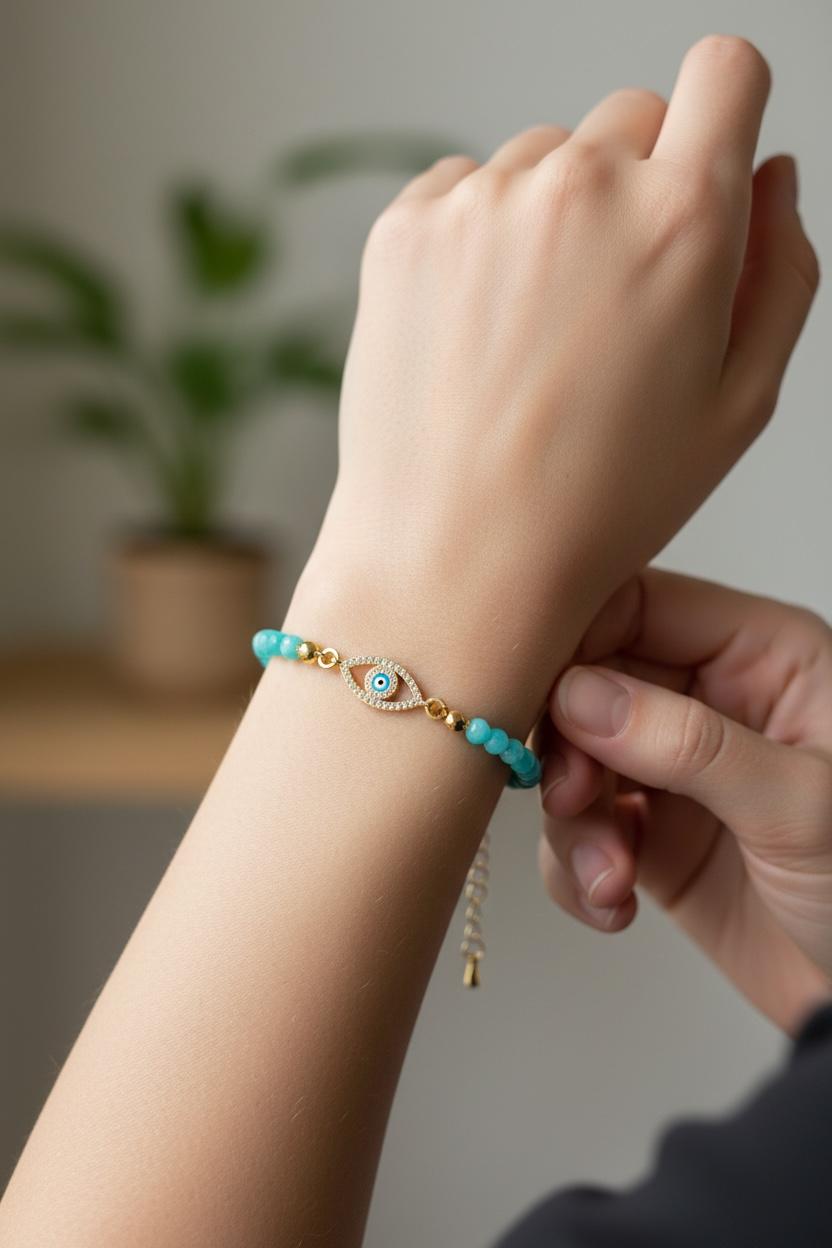 Pulsera Ojo Turco Turquesa