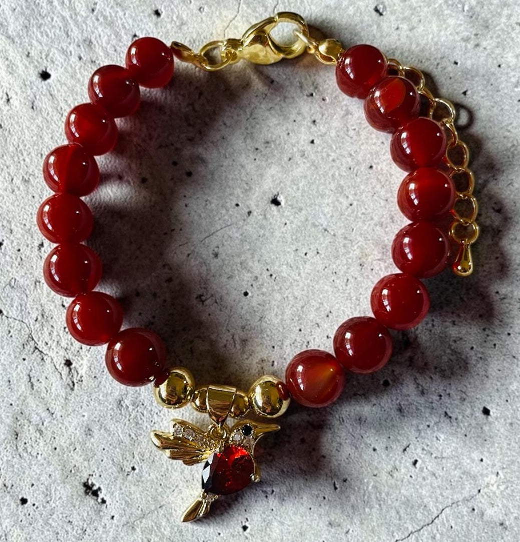 Pulsera Colibri Ojo de Tigre