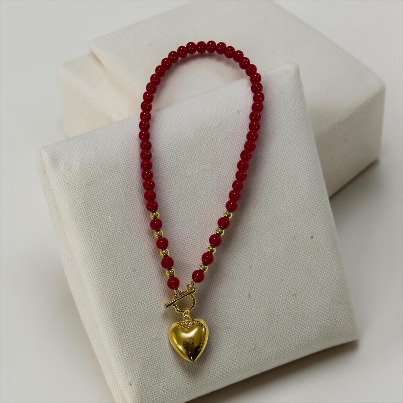 Collar Corazon Red